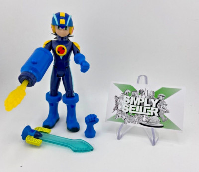   CAPCOM/Mattel MEGAMAN NT WARRIOR 10'' INCH von 2004 VOLLSTÄNDIG TOP Zustand  