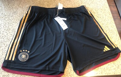 Germany DFB 23/24 Adidas Away Soccer Football Shorts NWT HF1698 2XL XXL