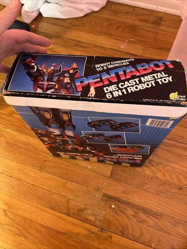 Vintage 1982 Pentabot Royal Condor Transformers Not-Complete Die Cast VERY RARE! - Picture 7 of 12
