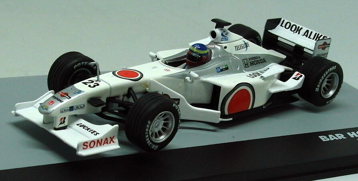 Altaya 1/43 - BAR Honda 002 Ricardo Zonta Italy GP 2000 F1 Diecast