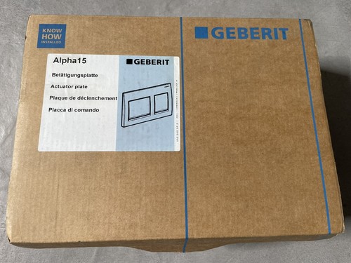 Geberit In Wall Cistern Button Flush Plate - Picture 5 of 6