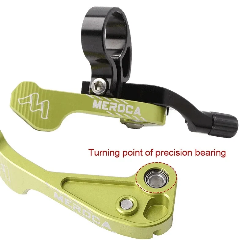 Tija de sillín cuentagotas bicicleta de carretera MTB interruptor de control remoto de cable bloqueo Foto 3 de 4