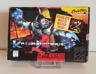 Killer Instinct  SNES  Super Nintendo  NTSC USA OVP+Anleitung   A1732