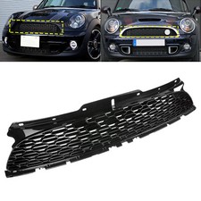 For Mini Cooper S R59 Roadster 2011-2015 Gloss Black Front Honeycomb Mesh Grille