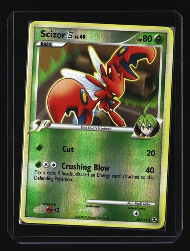 Pokemon SCIZOR E4 48/111 (Reverse Holo) Rising Rivals - LP/Light Play ...