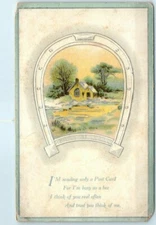 Postcard - I'm sending only a Post Card For I'm busy as a bee