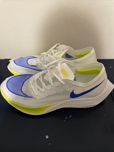Size 12.5 - Nike ZoomX Vaporfly NEXT% Ekiden White Racer Blue 2021 | eBay