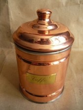 Küchenkaffeebehälter Aus Kupfer Und Edelstahl 1 Kg