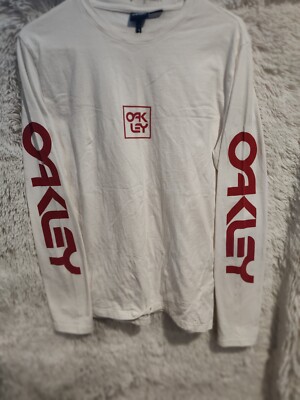 ⁠OAKLEY Long Sleeve Shirt White Y2K S⁠ s-l400.jpg