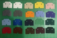 pick 3 Colors custom made to fit lego minifigs Trench Coat cape Black brown  Red