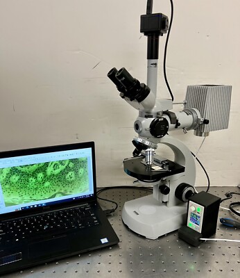 Zeiss Standard 14 Upgraded  Broadband LED  FITC Fluorescence  microscope