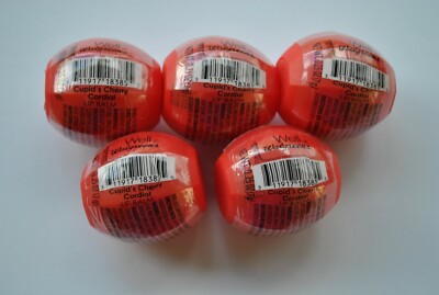 5 x REVO Walgreens Lip Balm - Cupid's Cherry Cordial 0.25 oz (2018)