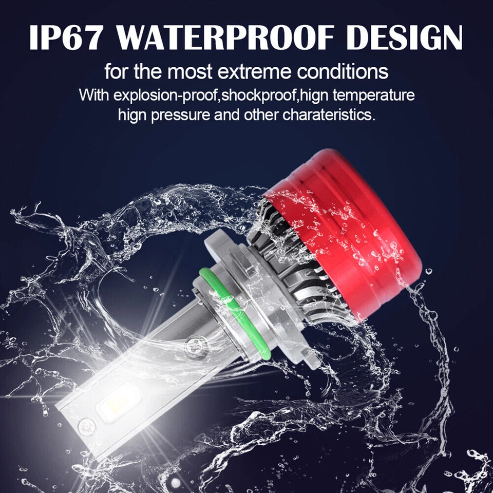 For Cadillac CTS 2003 2004 2005 2006 2007 Combo LED Headlight + Fog Light Bulbs - Image 3 of 4