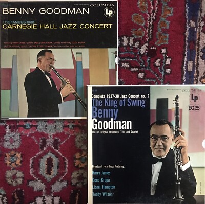 Benny Goodman 全曲集 16LP BOX 帯付 BENNY GOODMAN 1937-38 Carnegie Hall Concerts BOTH VOLUMES 1956 6