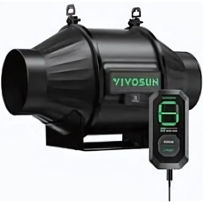VIVOSUN AeroZesh S4 Inline-Lüfter 4 Zoll mit E12-Drehzahlregler