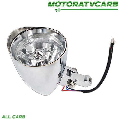 Retro Oldschool Motorrad Chrom 12V Hupe Chopper/Bobber