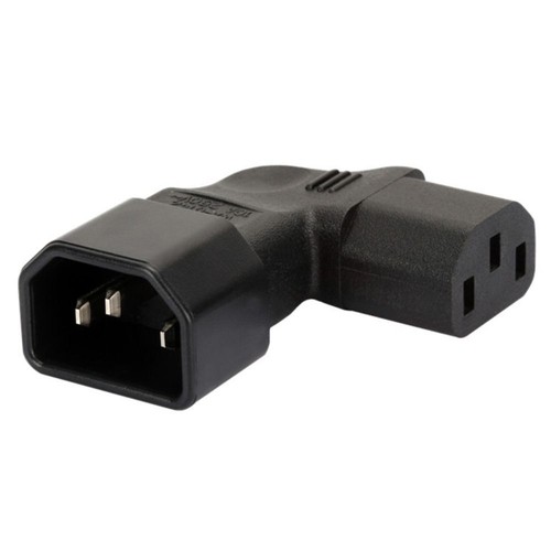 90 Angled Conversion Socket Conversion Plug IEC Connector AC Plug Power Adapter - Picture 3 of 16