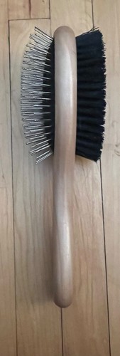 Safari Pin & Bristle Combo Dog Brush Wooden W6151 - Picture 2 of 6