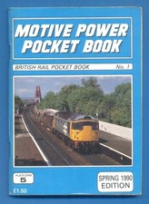 MOTIVE POWER POCKET BOOK SPRING 1990 EDITION.80 PAGES.SIZE 10.5 x 14.5cms