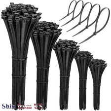 100-200 CABLE ZIP TIES Heavy Duty UV Resistant UL 4" 6" 8" 12" 15" 18" 24" 36"