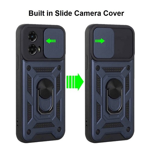 Für Motorola Moto g Stylus 5G 2024, Slide Kamera Cover Ring Hülle + Hartglas - Bild 10 von 19