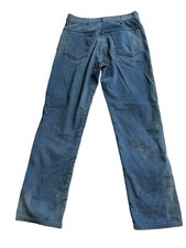 Vintage 60's 70's Powerhouse Corduroy Pants Size 29X29 Blue 1960s 1970s Straight
