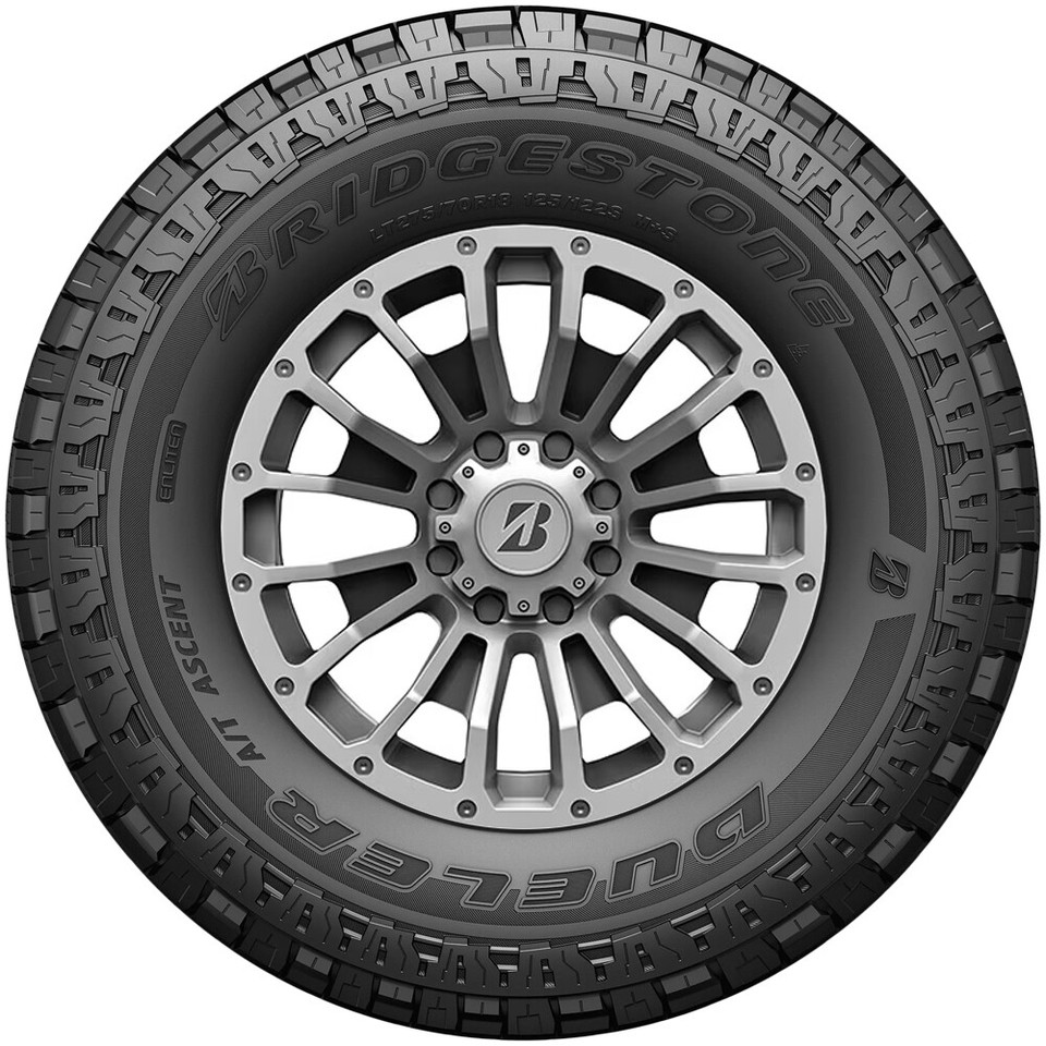 (QTY 4) LT305/55R20 Bridgestone Dueler A/T Ascent 121/118S LRE Black ...