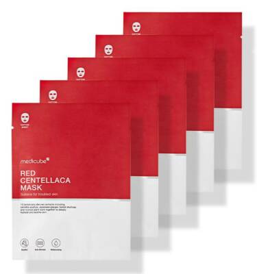 MEDICUBE Red Centellaca Mask Sheet 25g x 5ea for Troubled Skin | eBay