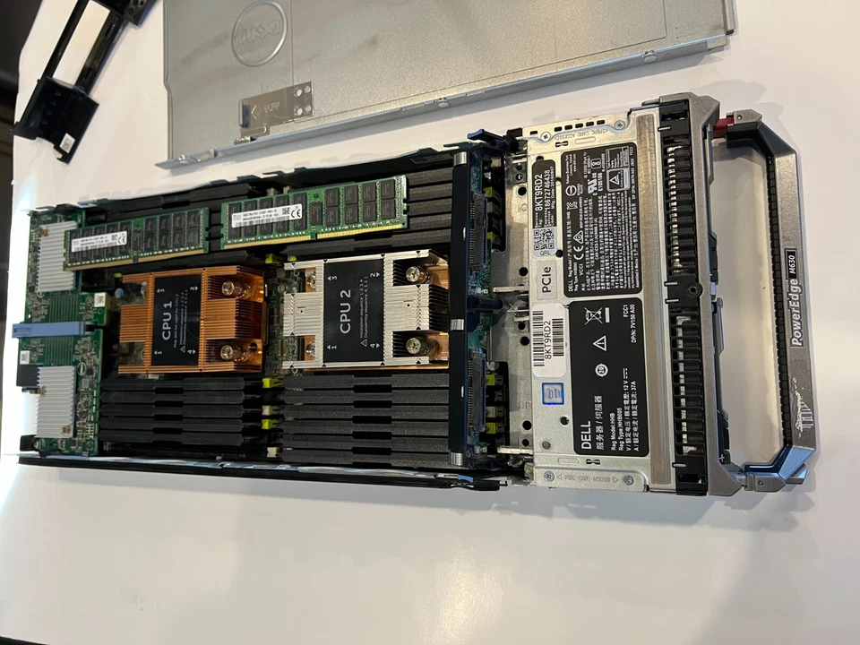 DELL POWEREDGE M630 лезвие + 2 x Intel Xeon E5-2680V3 2,50 ГГц  - Изображение 4 из 4