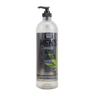 Vitabath Coastal Woods Men's All-In-One Wash 26.4 Ounces