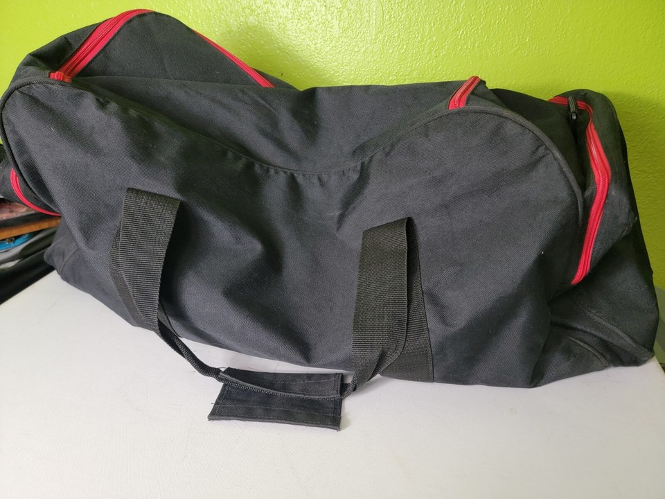 Large Duffle Bag For Men By Dunlop Black Red Yellow Oversized Travel