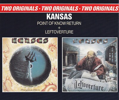 KANSAS - 2 CD - POINT OF KNOW RETURN / LEFTOVERTURE