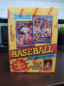 Baseball Collectibles Donruss 1991 Collectors Set Factory Sealed Complete Set Baseball Cards Unopened Leaf