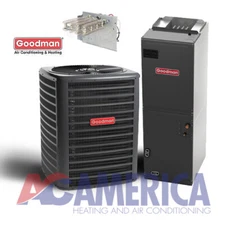 Goodman 5 Ton 14.3 Seer2 Heat Pump Split System GSZB406010 AMST60DU1400 w/ 15kW