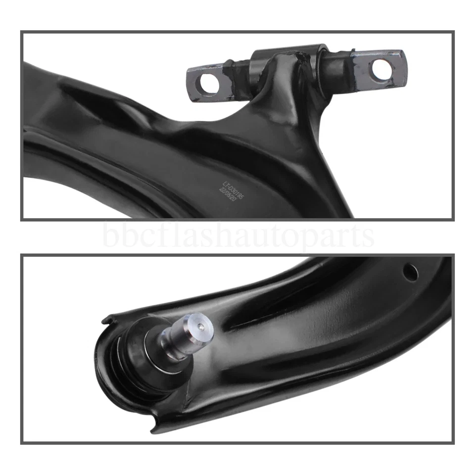 For 2008 - 2013 Nissan Rogue Front Lower Left Right Control Arms w/Ball Joints - Image 3 of 4
