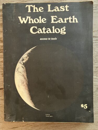 Last Whole Earth Catalog 1971 First Edition with "$5" on Front Cover - Picture 1 of 6