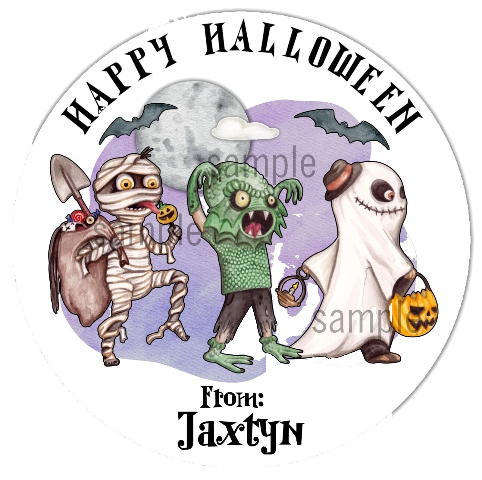Papel Halloween Party Favors & Bolsa Rellenos