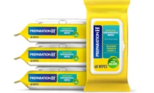 Preparation H Hemorrhoid Flushable Wipes with Witch Hazel for Skin 48CT - 4 Pack