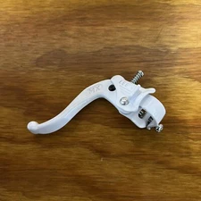 1989 FRONT WHITE OLD SCHOOL BMX MX LEE CHI BRAKE LEVER FIT DYNO SKYWAY GT OTHERS