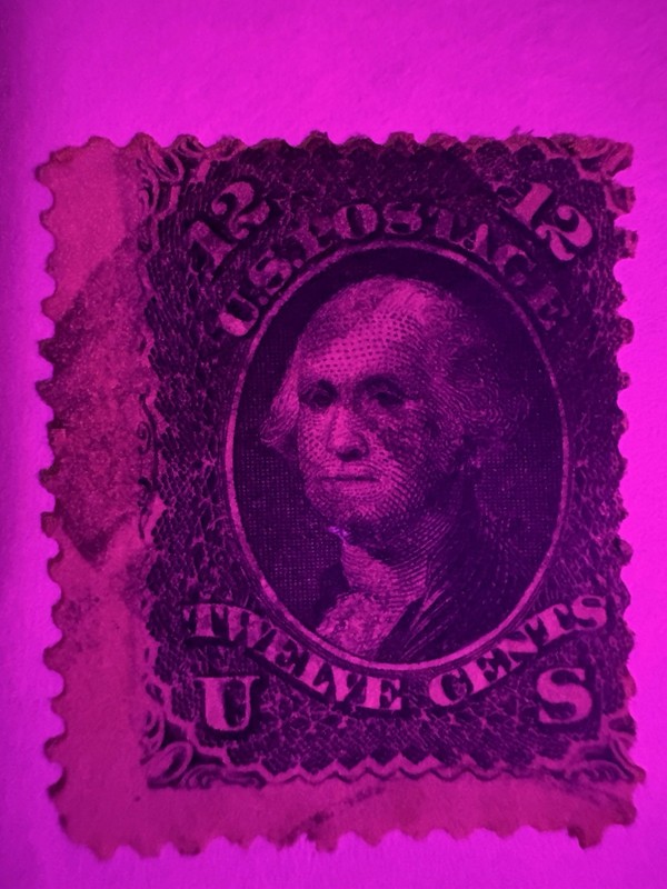 US 1861 12c George Washington Gray Black #69