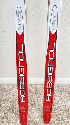 196cm ROSSIGNOL EVO ACTION POSITRACK Nordic Cross Country Skis w