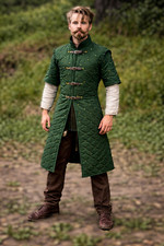 Medieval Detachable Gambeson Thick Padded Armor LARP SCA Reenactment Costume