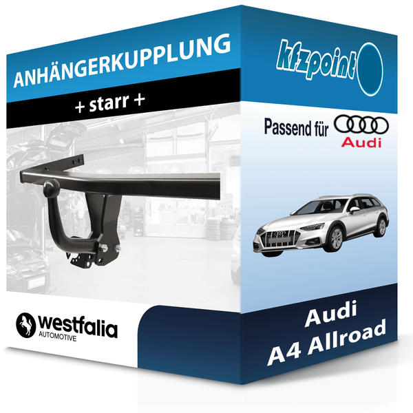 für Audi A4 Allroad 06.2016-Jetzt Westfalia AnhäNgerkupplung Starr Neu-image