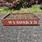 Wynosky's Vintage 24 Bottle Wooden Crate 1940's Minersville, PA