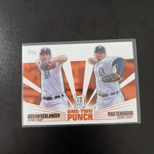 2023 Topps Series 1 - One-Two Punch Justin Verlander, Max Scherzer #12P-17