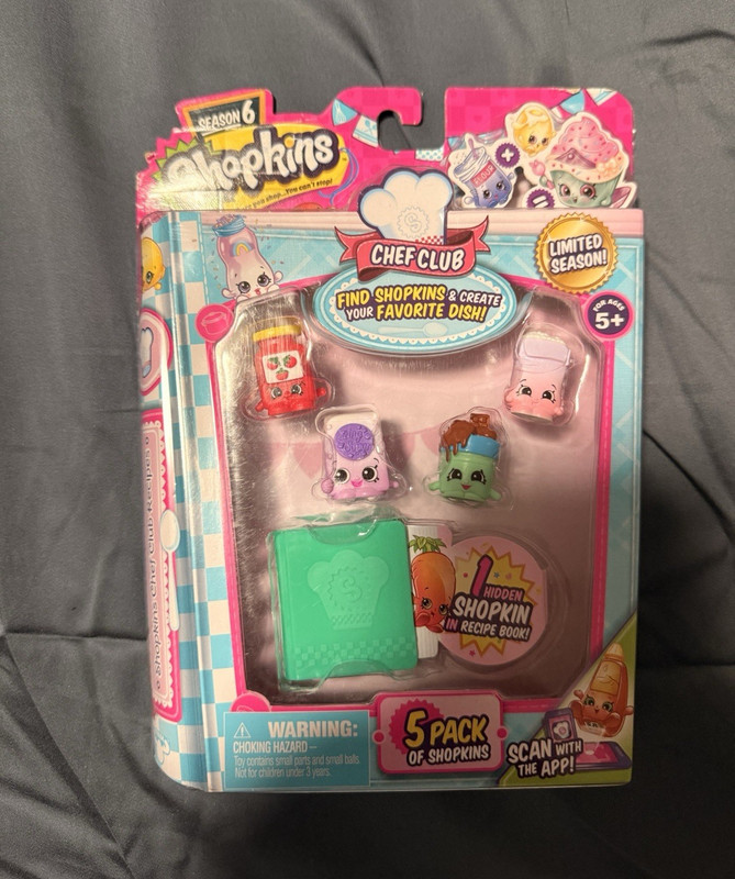Shopkins Chef Club Season 6 5-Pack Figures Baking & Dessert Multicolored