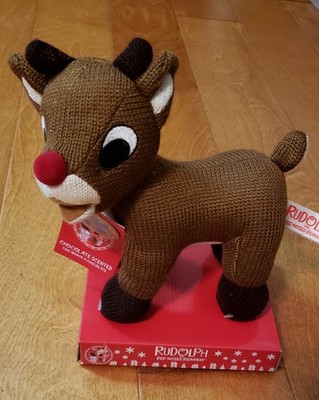 Dan Dee Rudolph The Red Nosed Reindeer Knitted Plush 7'' NEW w/Tag Earthrite Fibe