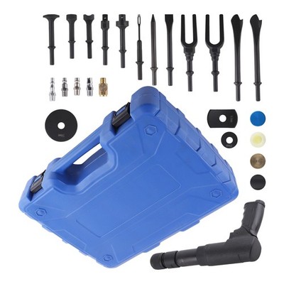 Air Hammer Kit Multi-functional Pneumatic Hammer Chisel Tool Plus Set 19-Piece
