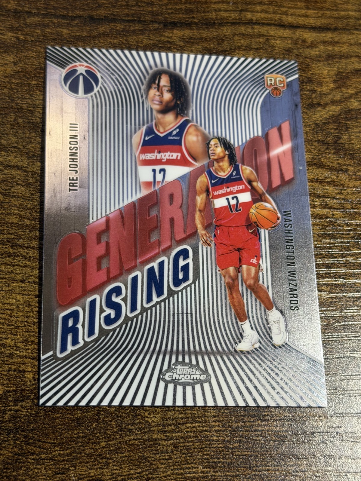 TRE JOHNSON III 2025-26 Topps Chrome #GR-6 Rookie Generation Rising