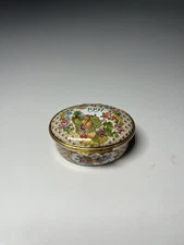 Halcyon Days Enamel Trinket Box A Year To Remember 1997